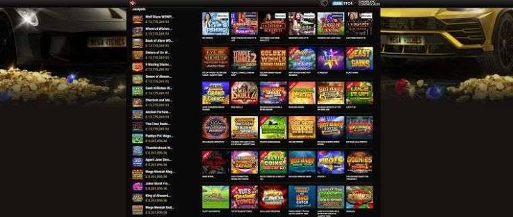 Lobi permainan Mega888 yang memaparkan koleksi slot, arcade dan jackpot